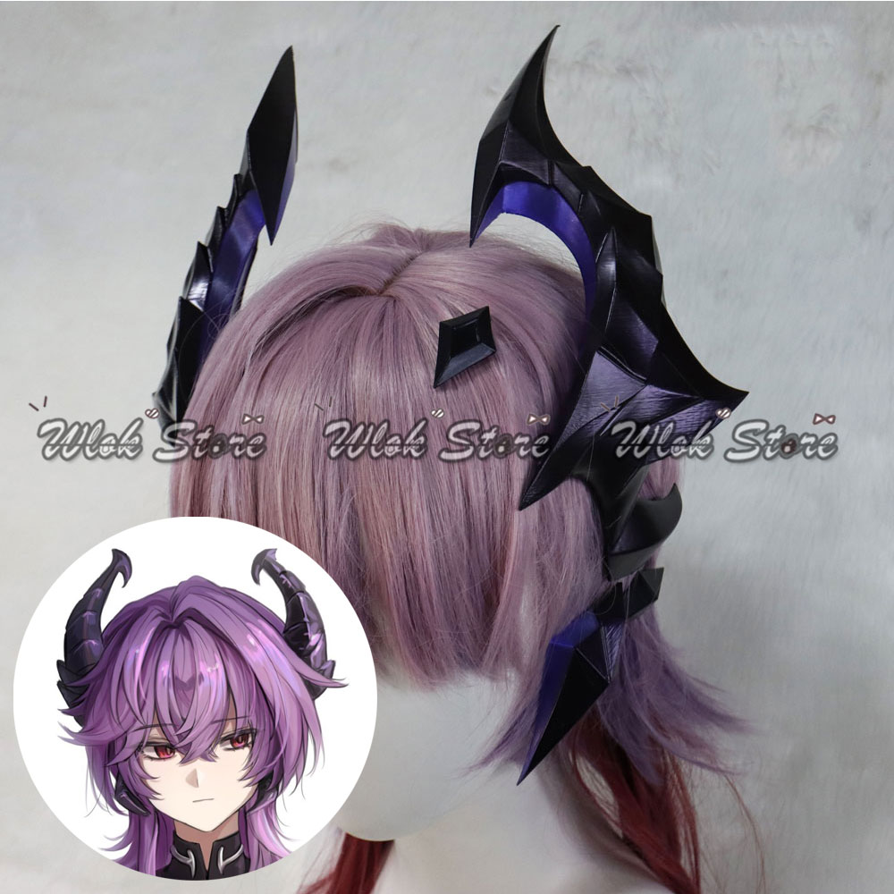 Anime Cosplay Costumes - アニメゲーム原神インパクトデュリンコスプレ帽子 PLA 角小道具男性女性ハロウィンパーティーカーニバルロールプレイアクセサリー