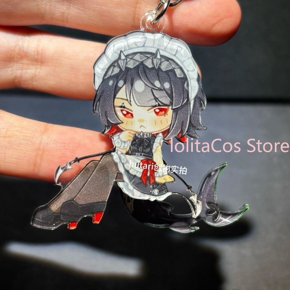 Cosplay Zone Anime Friends - Zenless Zone Zero エレン・ジョーかわいいアクリルキーホルダーアニメバッグチャームペンダントバックパック装飾友人の誕生日プレゼントコスプレ