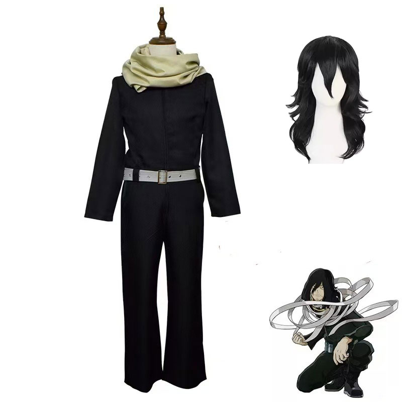 My Hero Academia Belt - アニメマイヒーローアイザワ翔太コスプレ衣装ウィッグジャンプスーツスカーフベルトアニメ制服スーツカーニバルハロウィンコミックパーティー衣装