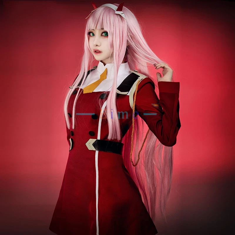 Anime Cosplay Zero Two - コスプレハロウィンユニフォーム,日本のアニメダーリン,franxx 02 zero two,カーニバルコスチューム,ココロ,カスタムメイド,新しいコレクション2018