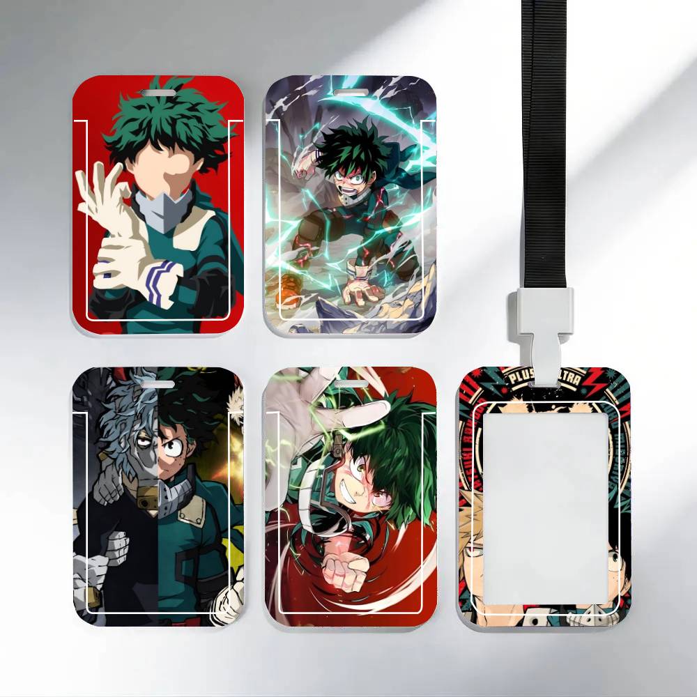 My Hero Academia Belt - アニメ M-僕のヒーローアカデミア 緑谷出久 IDカードホルダー ネックストラップ ペンダント