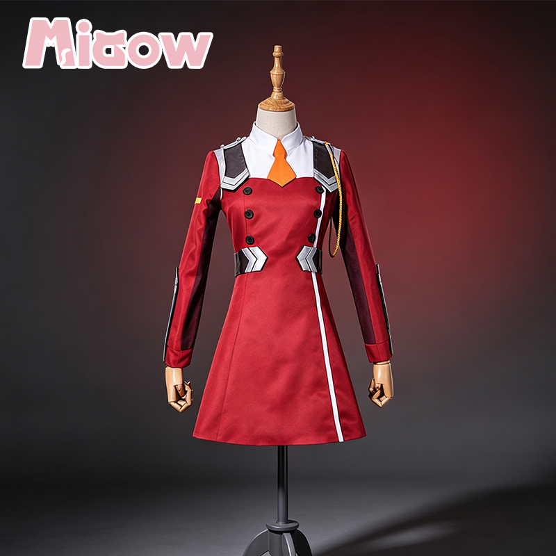 Anime Cosplay Zero Two - アニメ「ダーリン・イン・ザ・フランキス」ゼロツーコスプレ衣装 インパクト【XS-2XL】ミアウコスチューム 高品質アニメコスプレ衣装