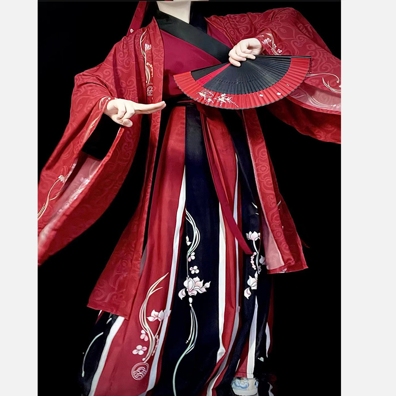 ハンフー-男性と女性のための伝統的な中国の着物ドレス,コスプ - Asian Cosplay Anime のレビューと価格