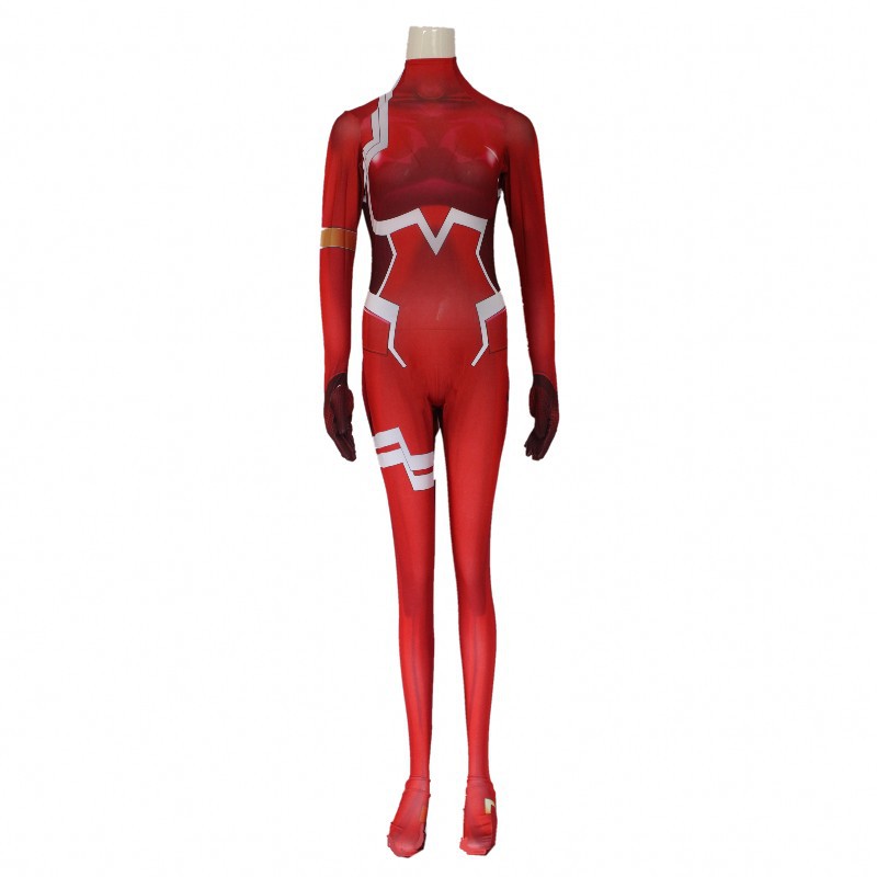 ピンク COSPLAY Darling In The Fra - Anime Cosplay Zero Two のレビューと価格