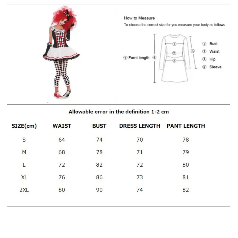 2026 女性ハーレーハーレイクインピエロモンスターコスチュ - Anime Harley Quinn Cosplay のレビューと価格