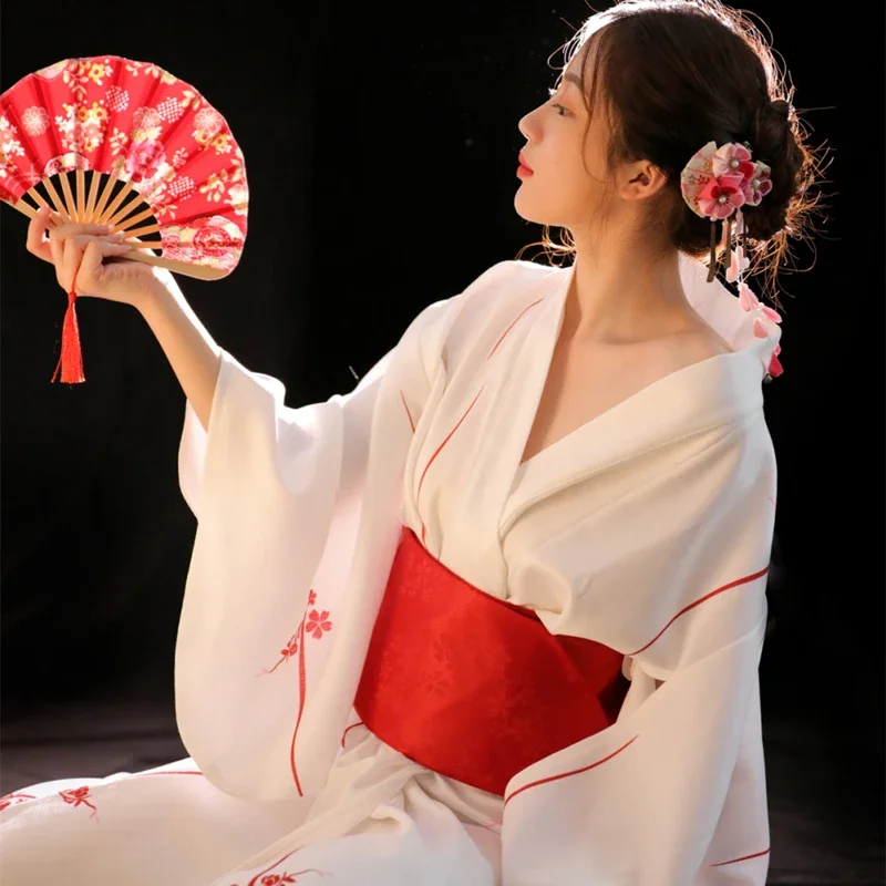 日本の伝統的な着物カーディガン女性ドレスバスローブ浴衣芸者コ - Asian Cosplay Anime のレビューと価格