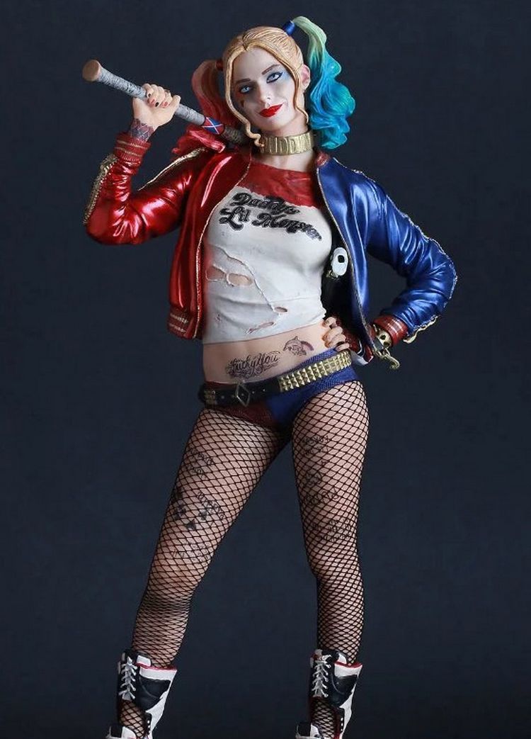 ハロウィン スーサイド・スクワッド コスチューム ハーレイ・ - Anime Harley Quinn Cosplay のレビューと価格