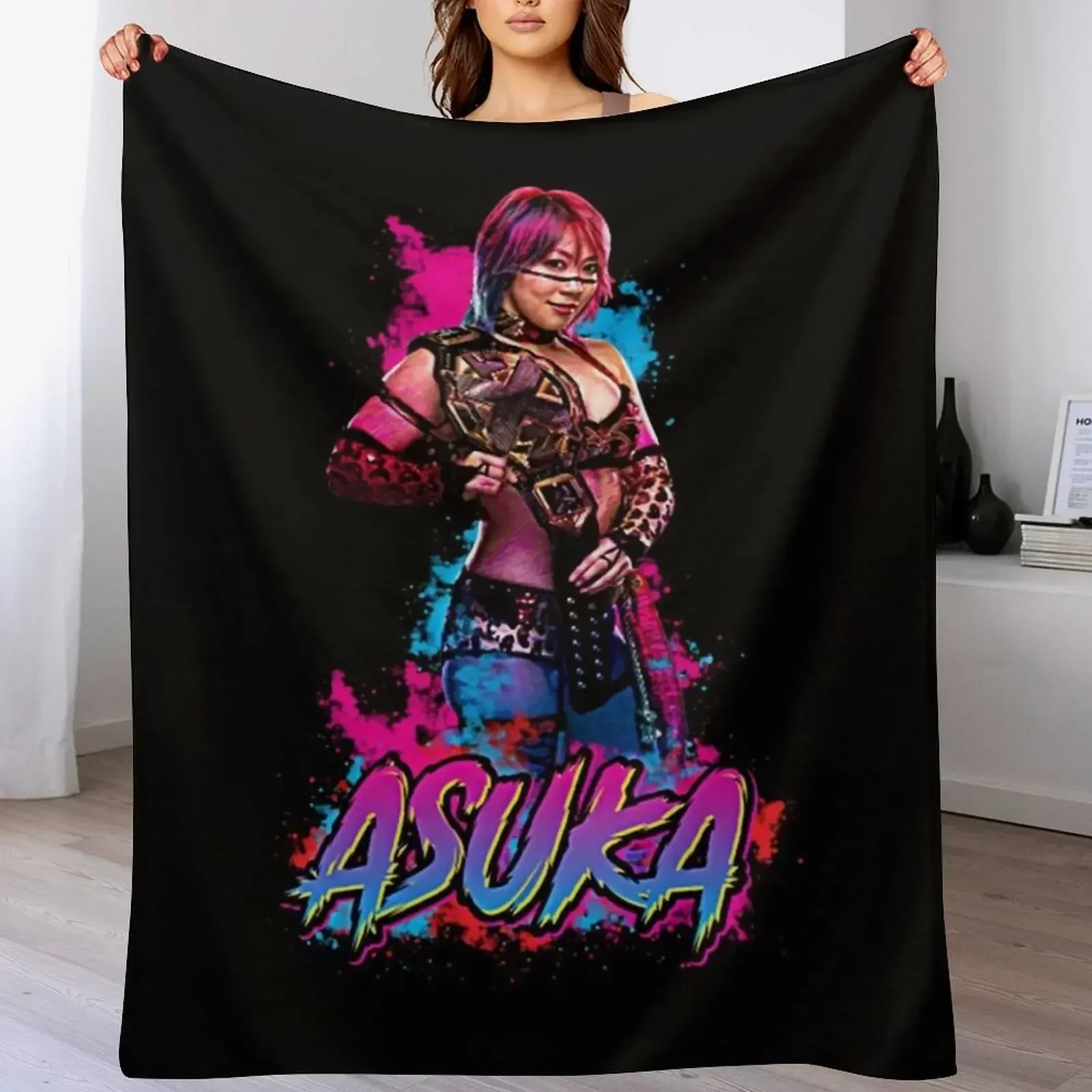 アスカアジアレスラーソフトブランケット子供用装飾ソファブラン - Asian Cosplay Anime のレビューと価格