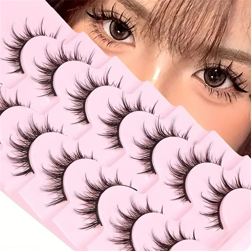 ナチュラルルックつけまつげ アニメ風 ふんわり 3Dボリュー - Asian Cosplay Anime のレビューと価格